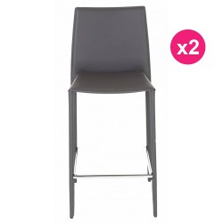Set of 2 chairs Work Plan gray KosyForm