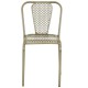 Lot de 4 Chaises en Métal Brossé KosyForm
