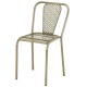 Lot de 4 Chaises en Métal Brossé KosyForm