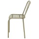 Lot de 4 Chaises en Métal Brossé KosyForm