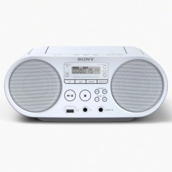 Radio Sony CD Lecteur MP3 Via Port USB Blanc