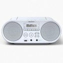 Radio Sony lettore CD MP3 Via USB bianco