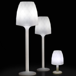 Lamp Design white H220 Vondom Vases