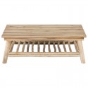 Table Basse Rectangulaire 2 Plateaux en Teck Chalet KosyForm