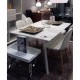 White Lacquered Dining Table 150 Possible KosyForm