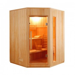 Sauna steam angular Zen 3-4 seats - Selection VerySpas