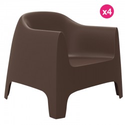 4-Sitzer-Paket Solid Vondom Bronze