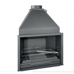 Ferlux built-in barbecue S100 steel with hood