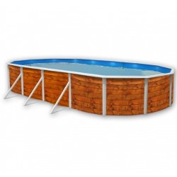 Above ground pool TOI Etnica oval 730x366xH120 with complete kit