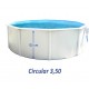 Piscina acima do solo TOI Magnum redonda 350x132 Compacto Branco