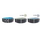 Above ground pool TOI Magnum round 350x132 Anthracite