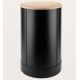 Tanque de armazenamento de pellets de madeira Fractio Design Dixneuf de aço e bambu