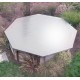 Copertura invernale per piscine ottagonali in legno 510 grigio P-PB 580