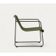 Fauteuil de jardin Rina en acier vert et corde verte VeryForma