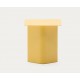 Mesa auxiliar de madera Jet Mindi negra 50cm VeryForma