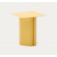 Mesa auxiliar de madera Jet Mindi negra 50cm VeryForma