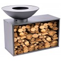 Onyx 80 Brazier Table and Raised Grid RedFire