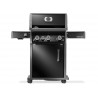 Napoleon Rogue® PRO 425 zwarte gasbarbecue BB SIZZLE ZONE™ en 4 branders waarvan één Side