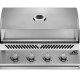 Barbacoa de gas empotrada Napoleon 500 Bi Series 32 con 4 quemadores de acero inoxidable