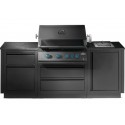 OASIS® 105 Napoleon Matzwarte 700-serie Sizzle Zone® Side buitenkeuken