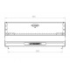 Le Marquier Original Stainless Steel Built-In Barbecue 52x35
