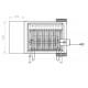 Le Marquier Mendy Barbecue in Acciaio Inox con Carrello e Girarrosto