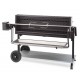 Le Marquier Méchoui Barbecue auf Wagen und Rotisserie
