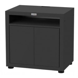 Le Marquier mobile da cucina a due ante 80x55 cm acciaio nero